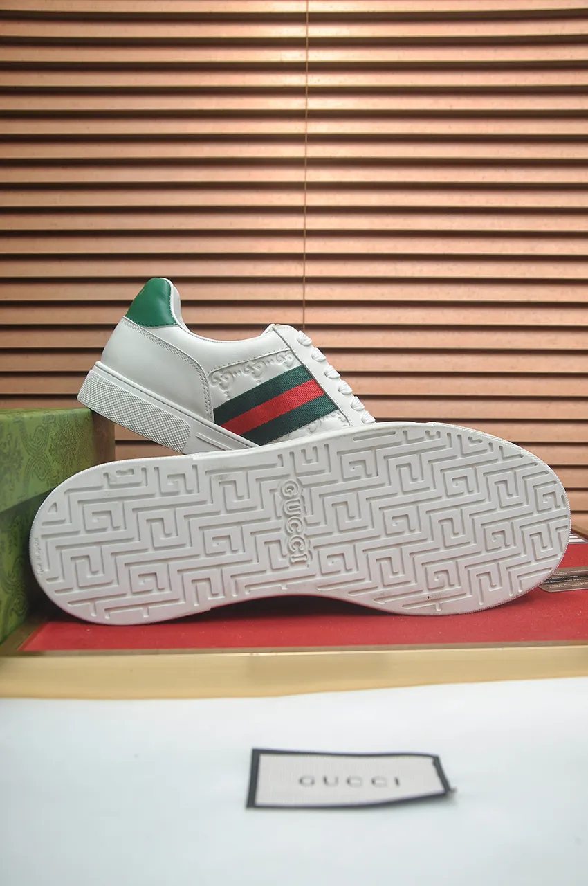 Men's men's shoes💰420💶[GUCCI Gucci] official website 1:1 men's sports shoes are now on the market, using original Gucci fabric + gluten lining, plus the official website original 1:1 comfortable outsole. Fashionable and versatile, super comfortable and breathable. 5 colors available, standard shoe size 38/45 (custom-made sizes 45 are non-refundable)